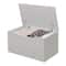 Badger Basket White Flat Bench Top Toy & Storage Box
